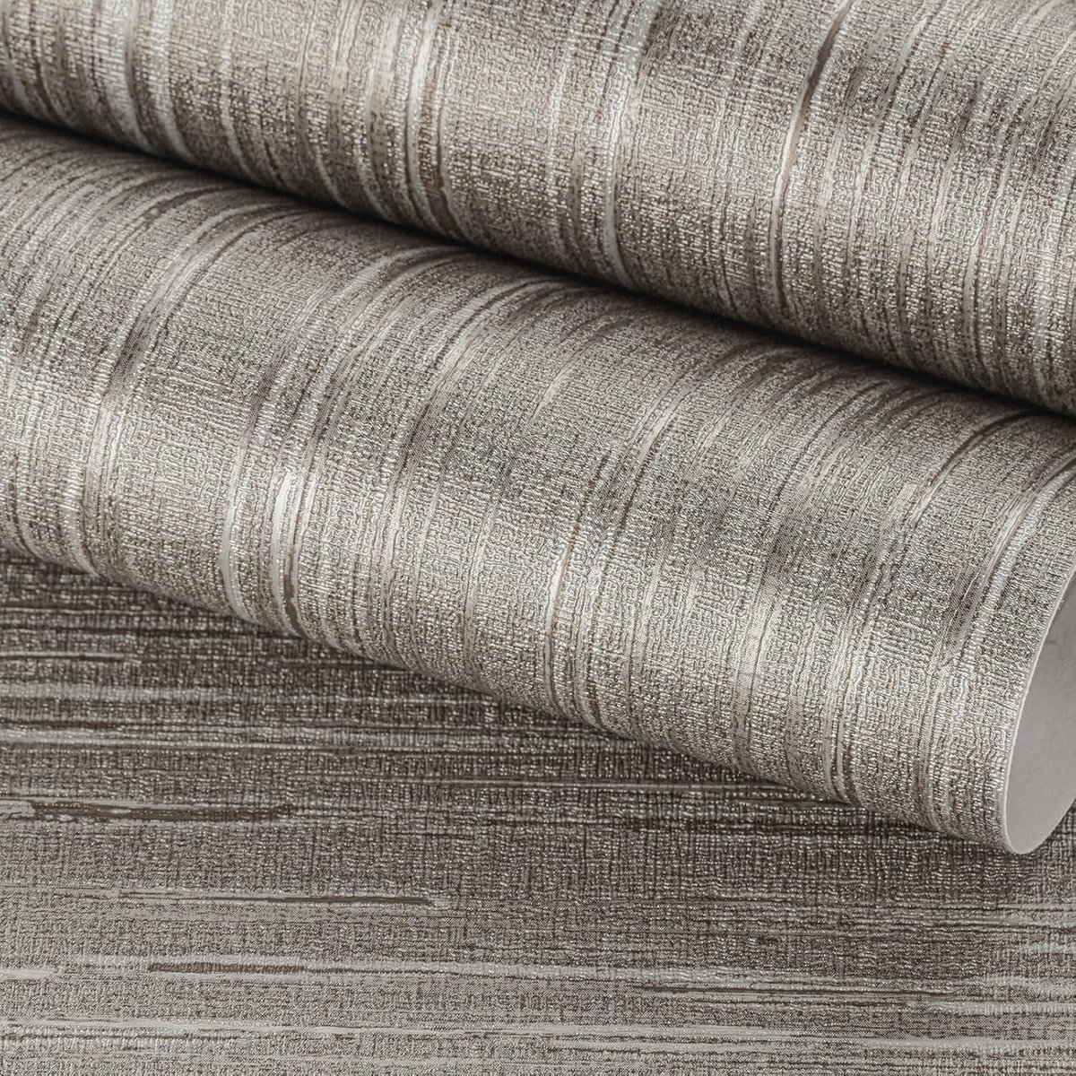 Behang badkamer watervast muurbehang bruin linnen look zelfklevende folie meubelkast keuken foliebehang textuur bruin meubelfolie zelfklevende folie muur slaapkamer vinyl linnen 40CMX2M