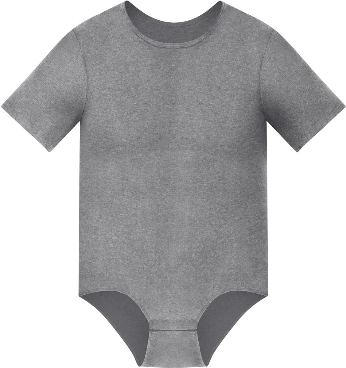 ABDL Body romper voor heren, korte mouwen, pyjama, bodysuit, korte mouwen, T-shirt, eendelig rompertje