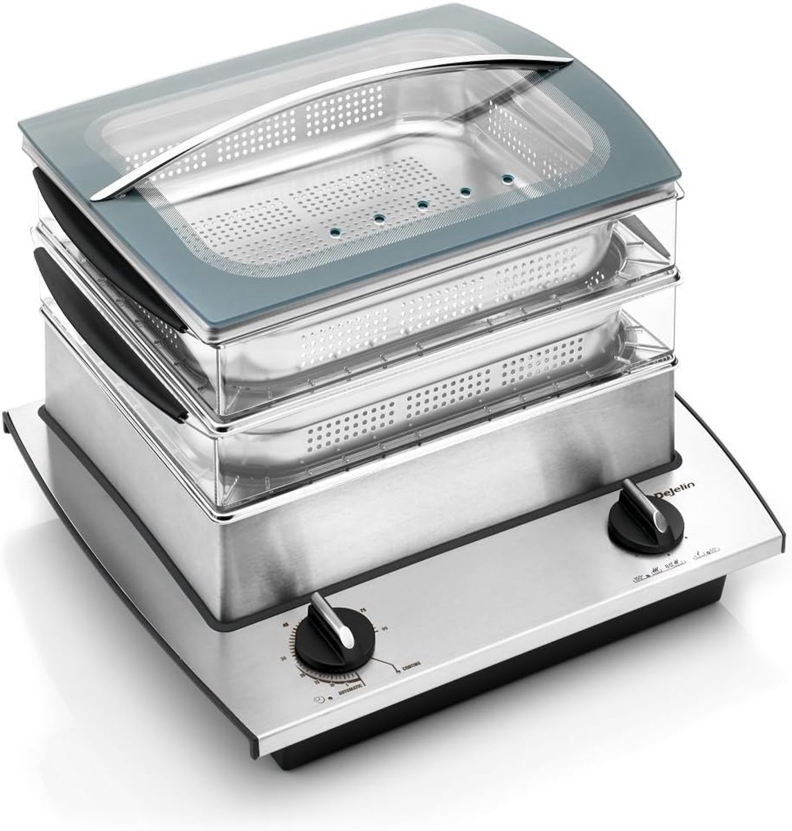 Steamer 1700 Watt - compact - eenvoudig te gebruiken - ideaal voor kleding en textiel - SnelShoppen