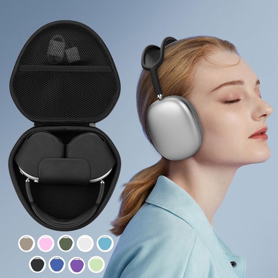 Hard case hoes etui voor Apple AirPods Max Noise Cancelling hoofdtelefoon (legergroen) — afbeelding 2