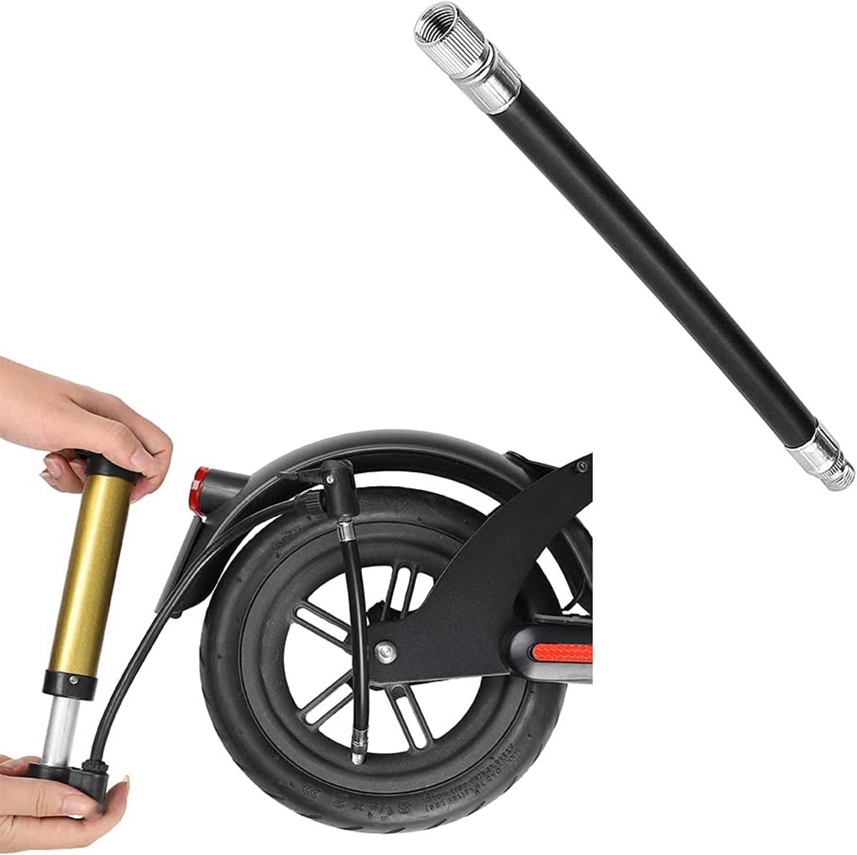 ventielverlenging voor Xiaomi M365 Pro Pro2 1S voor Mi 3 elektrische scooter buis verlengventiel reserveonderdelen step accessoires voor fiets motorfiets