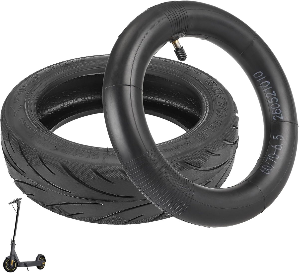 Banden 60/70-6.5 10 inch met dubbele weerstandsbuis voor Ninebot Max G30/G30D/G30D2 elektrische scooter Xiaomi 5/5 Pro/5 Max elektrische step, straatbanden