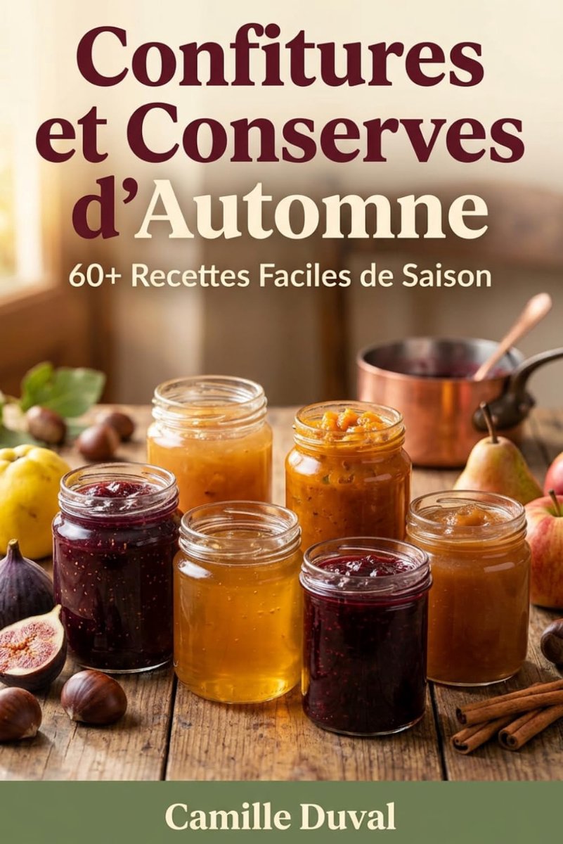Et Conserves d'Automne: 60+ Recettes Faciles de Saison pour Conserver les Saveurs du Jardin Toute l'Année