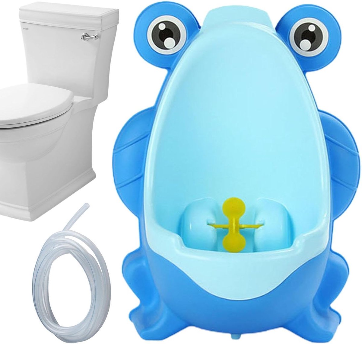 Kinderurinoir voor jongens Urinoir voor peuters met grappig richtdoel | Potty Frog Urinoir Trainer Toilet Wandmontage Leuke urinoir staande plastraining voor peuterjongens