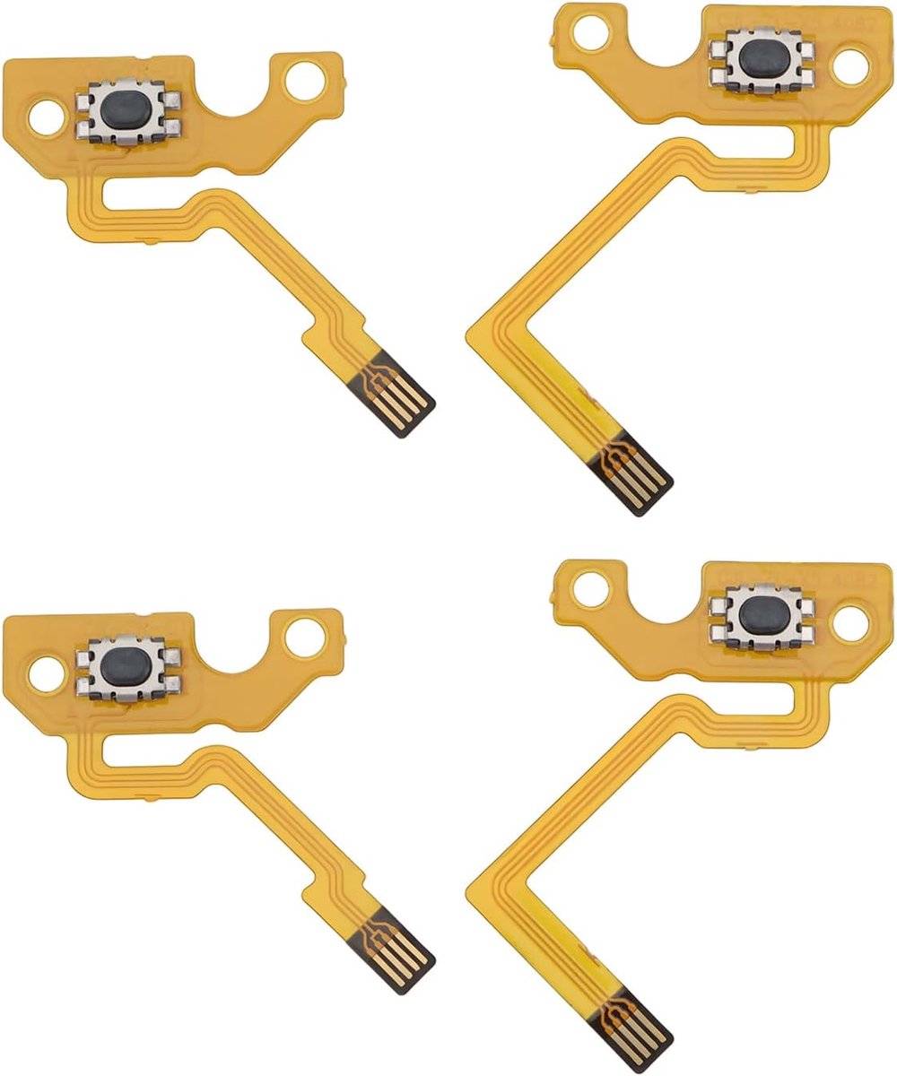 2 sets ZL/ZR knop Flex Kabel Reparatieset, Compatibel met Nintendo Switch 2 Joy-Con (2025) Controller Intern Lint Vervanging