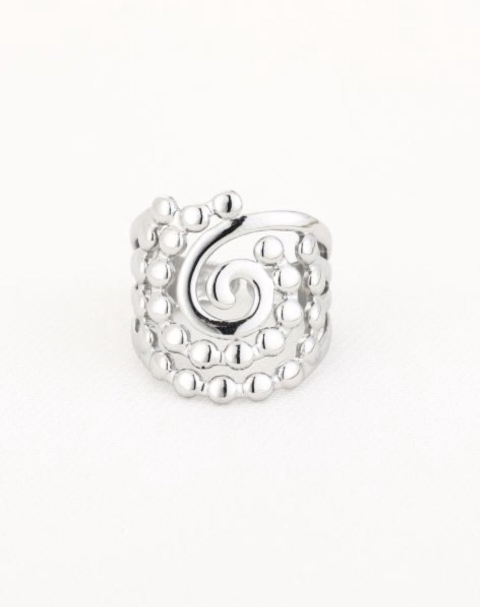 ring - rvs - sieraad - breed - art - verstelbaar - cadeau tip