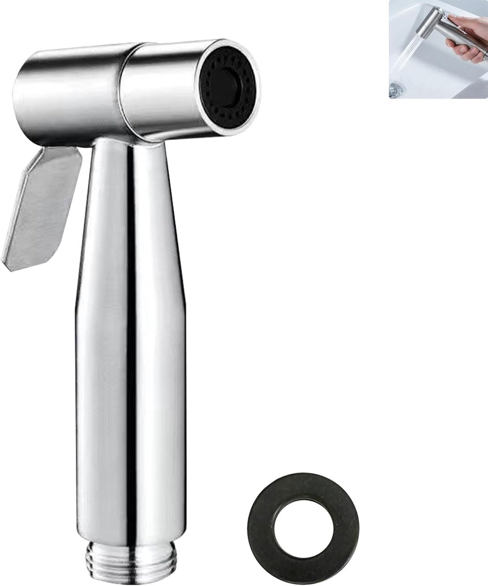 Bidet Sprayer voor toiletten en huishoudelijk gebruik - Eenvoudige waterdrukcontrole - Praktisch accessoire voor reiniging Onderhoud en hygiëne