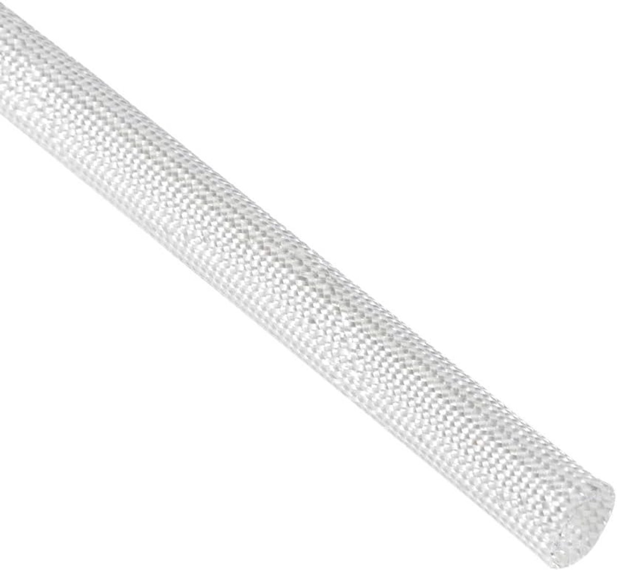 sourcing map wit 600C temperatuurbestendigheid PVC glasvezel isolatieslang 5 m lang 8 mm Dmr. DE