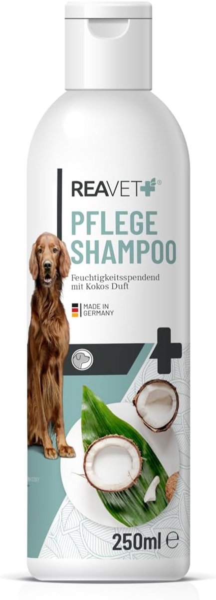 Hondenshampoo 250 ml - Kokosnoot - Hydrateert de vacht - Geschikt voor alle rassen - SnelShoppen