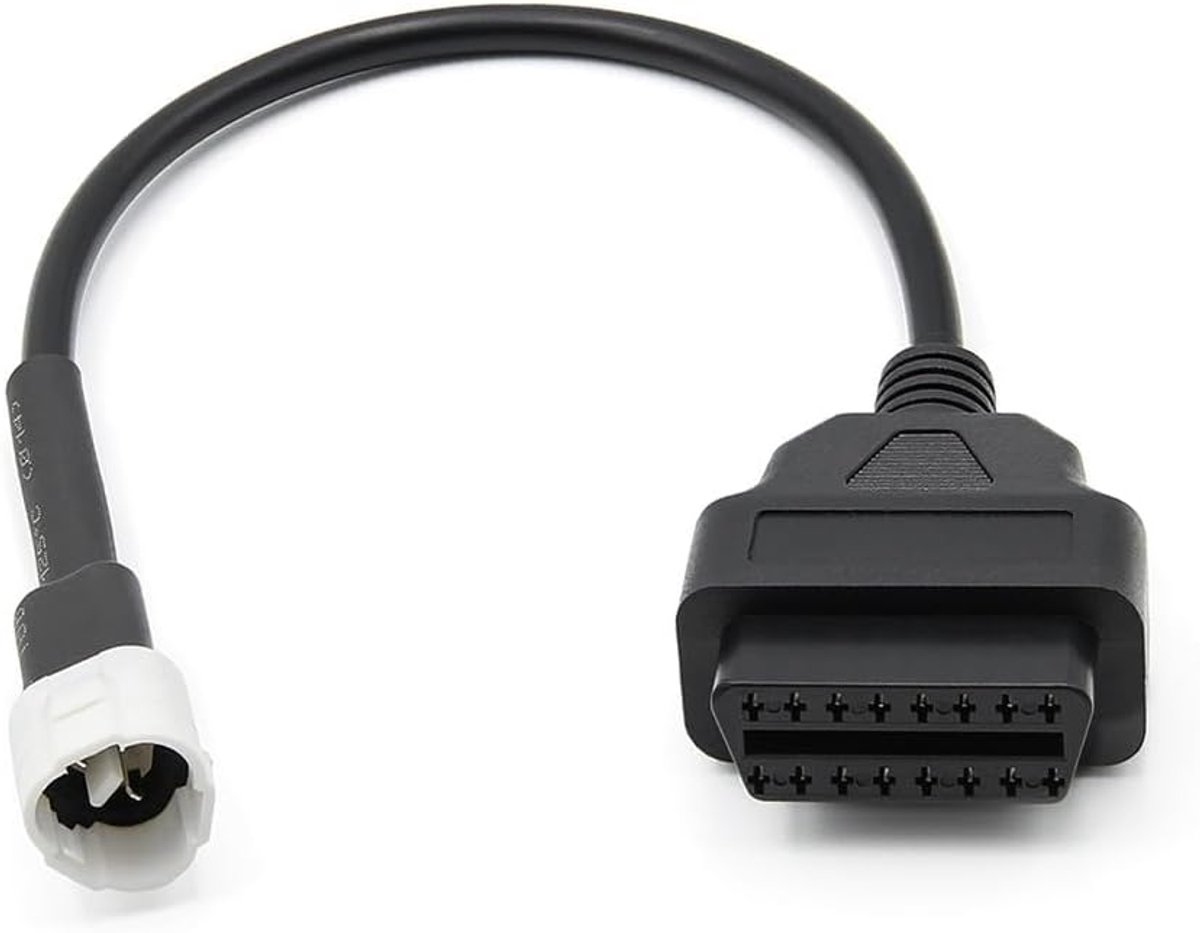 Diagnostische Kabel Adapter 3 Pin naar 16 Pin Compatibel met Yama ha Motorbike Motorfiets naar OBD2 Kline