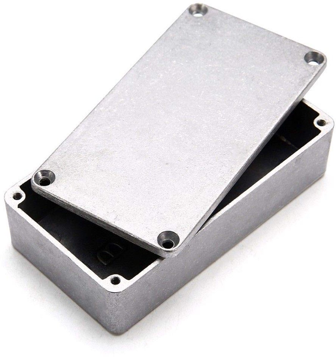 Electronics BE-TOOL IP54 Aluminium Electronics Project Box Behuizing Outdoor/Externe behuizing Power Junction Box Compleet met Connector 120(L) x 94.5(W) x 34(H) mm ZILVER