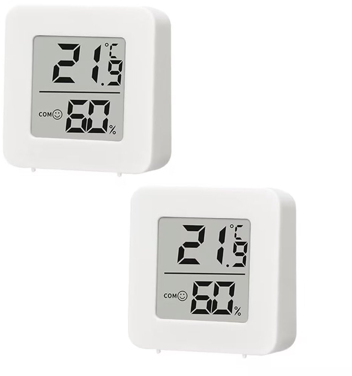Thermometer hygrometer binnen - digitale mini-kamerthermometer - lcd-display - ideaal voor babykamer en terrarium - SnelShoppen