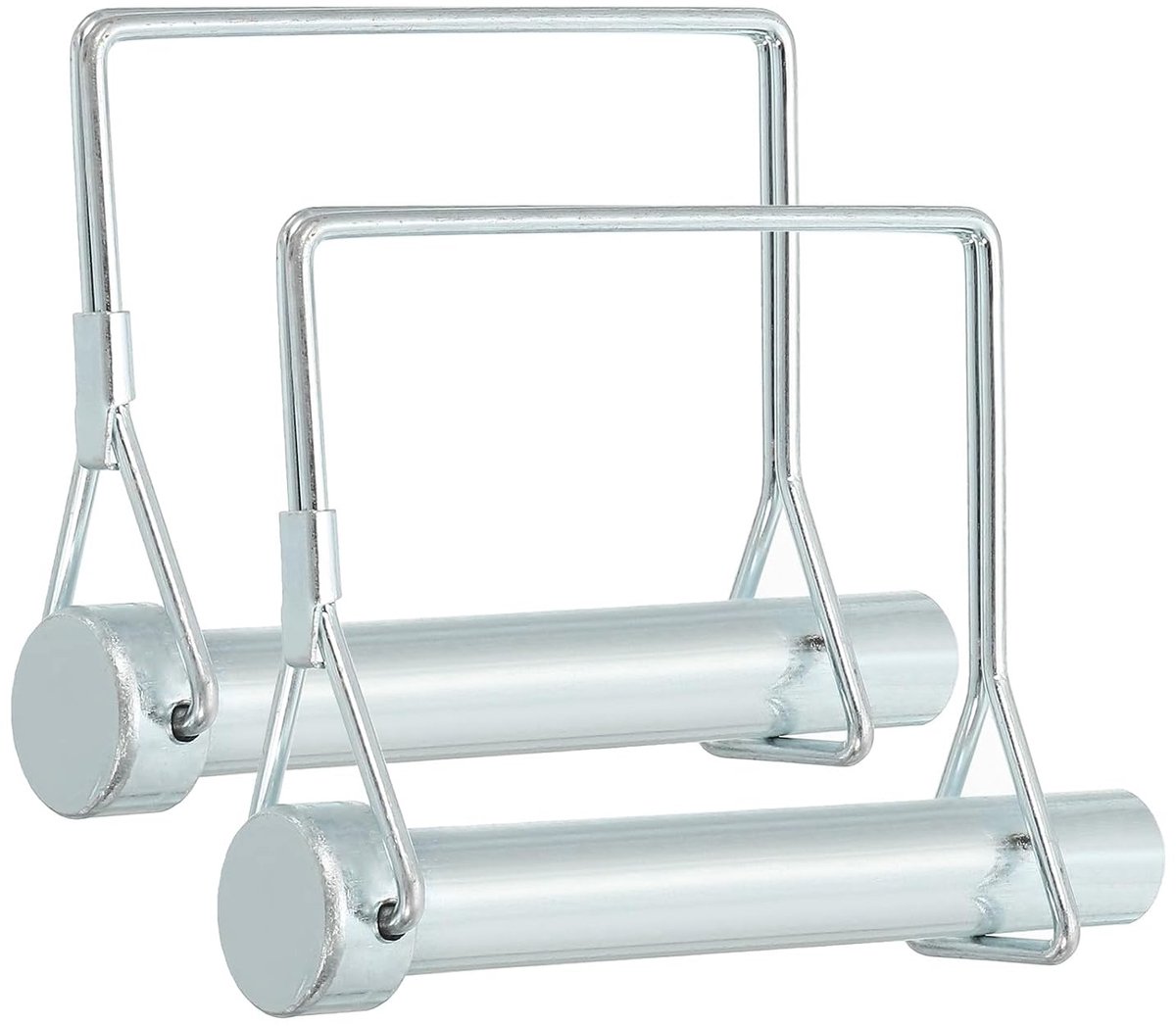Trekhaak 1/2 x 2-3/4 inch, 2 stuks vergrendelingspinnen voor vierkante draadas PTO veiligheidskoppeling voor bootaanhangers (12 x 70 mm)