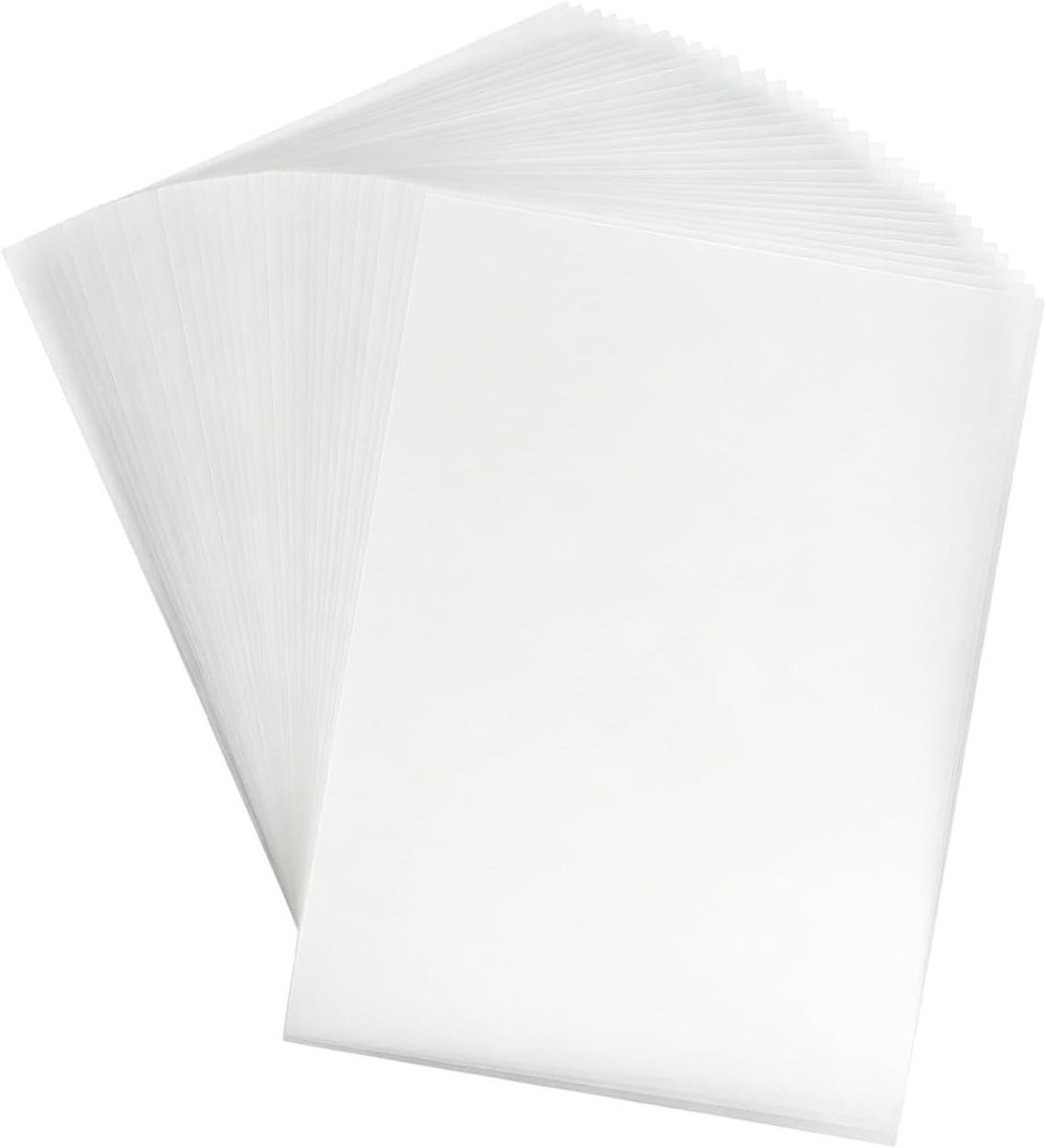 Krimpfolieset, 34 stuks semi-transparante krimpfolie, bedrukbaar, krimppapier, plastic voor sleutelhangers, oorbellen, broches, handwerk, doe-het-zelf knutselsets, semi-transparant