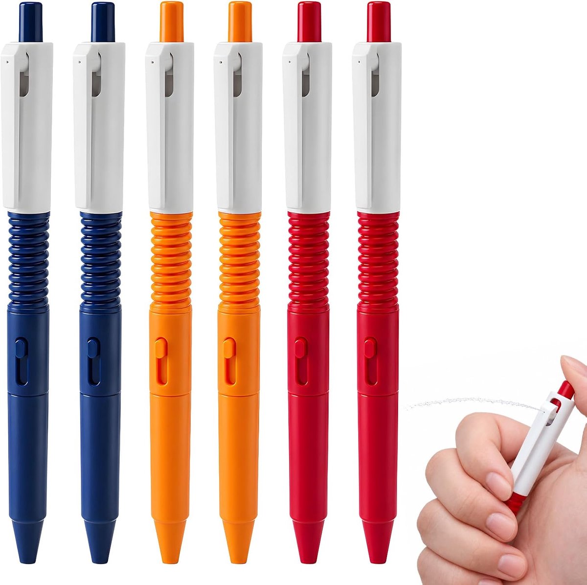 Spray pennen 6 stuks - 2 in 1 water spuitfunctie - multifunctioneel schrijven en spuiten - SnelShoppen