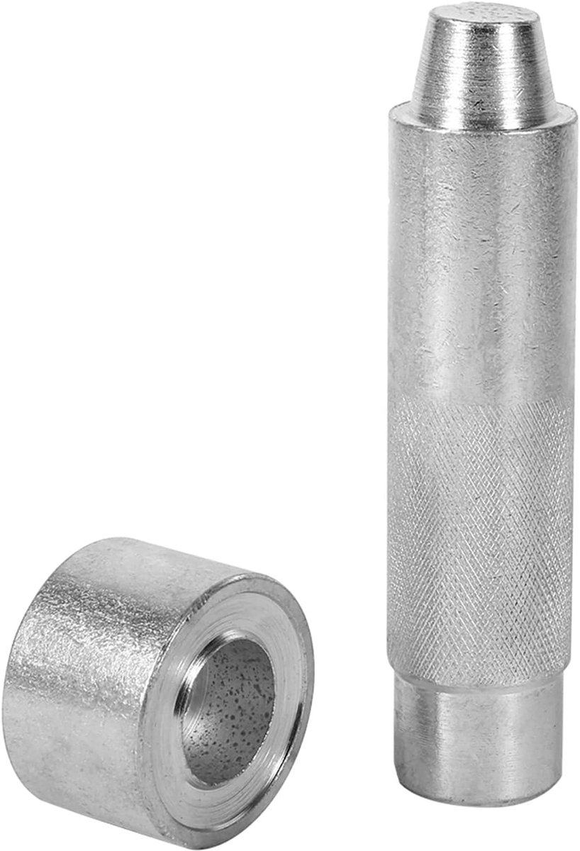 Veiyi Oogtang 20 mm, oogjes pons, lederen gereedschap, huishoudelijke accessoires, gemaakt van koolstofstaal, voor leer, kleding