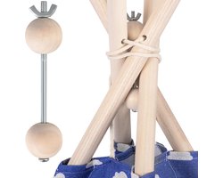 Tipi Tent Stabilizer 122x3 cm Tee-Pee Tool Kit Kids Tipi Stabilizer Blokkeersysteem voor Tipi Anti-Instortsysteem voor Tipi Tipi Tool
