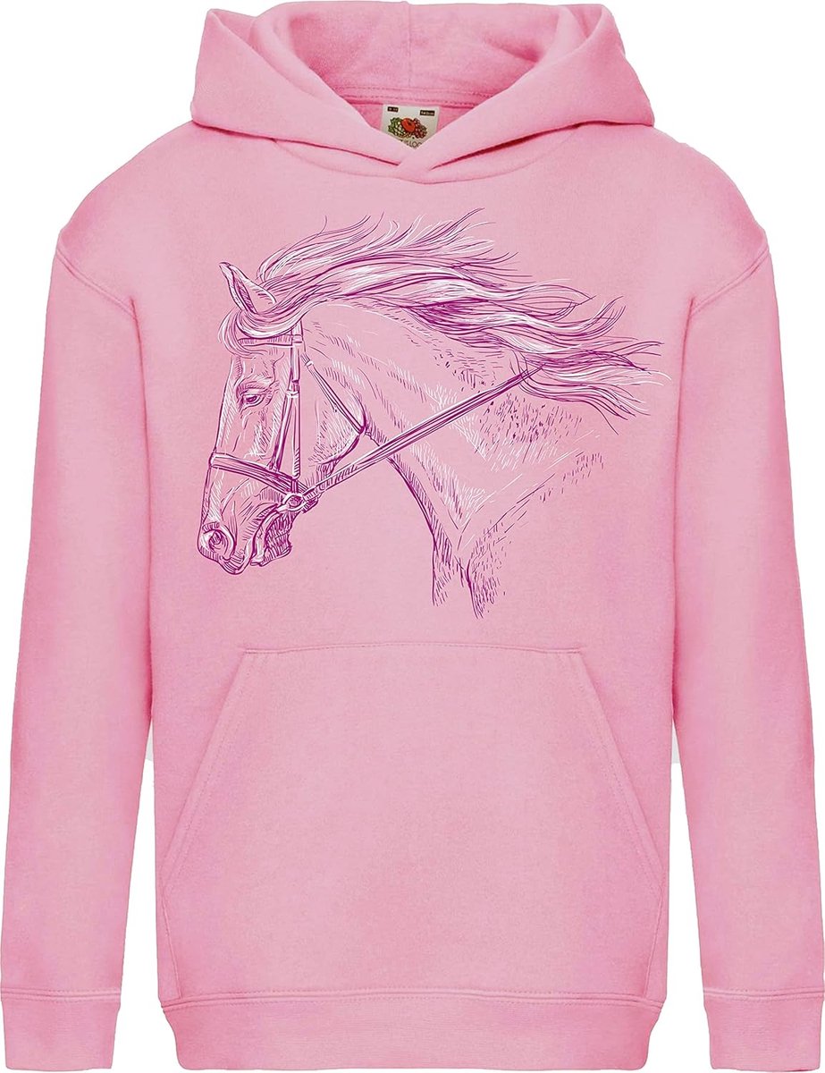 Paarden trui meisjes - My Horse - paardencadeau - kinderhoodie paard - paardrijkleding