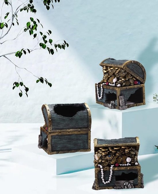 Decoratie Piratenschat Decoratiedoos, Geschikt voor Thuis, Kantoor, Slaapkamer, Woonkamer, Eetkamer, Keuken, Badkamer, Geschenken — afbeelding 2