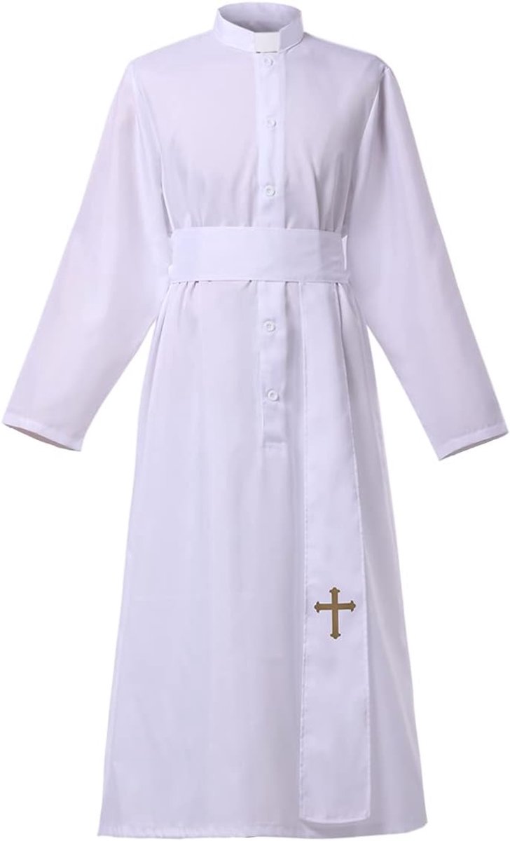 Geestelijkheid cassock gewaad predikant Cassock Heren lof aanbidding gewaad