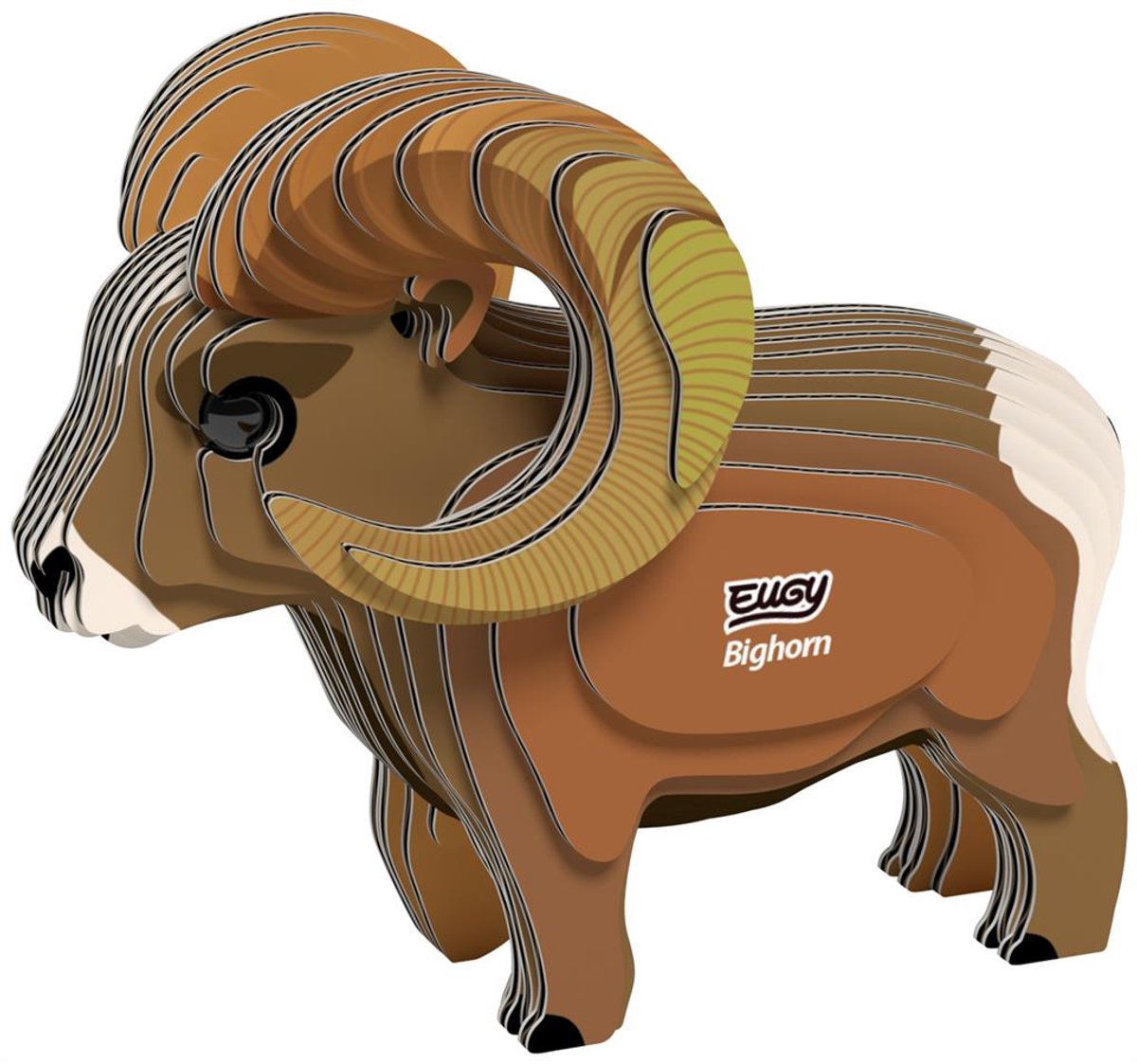 EUGY EUGY 3D Puzzel - Dikhoornschaap.