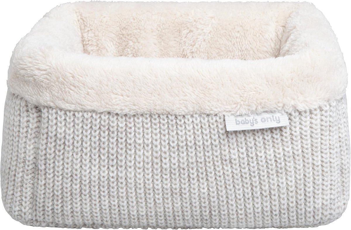 Verschoonmand - Gebreid - Ecru - Ideaal voor babyaccessoires - ShopVlot