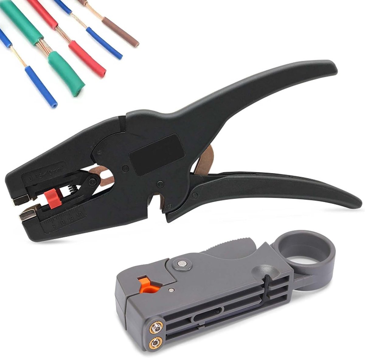 Strippingtang 0,03-10 mm² - multifunctioneel - automatische stripper - snel en eenvoudig kabels strippen - ShopVlot