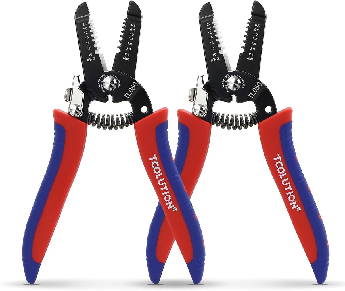 Striptang 10-22 AWG - 2-pack - Handheld kabelstripper - Ideaal voor laagspanningsherstellingen - ShopVlot