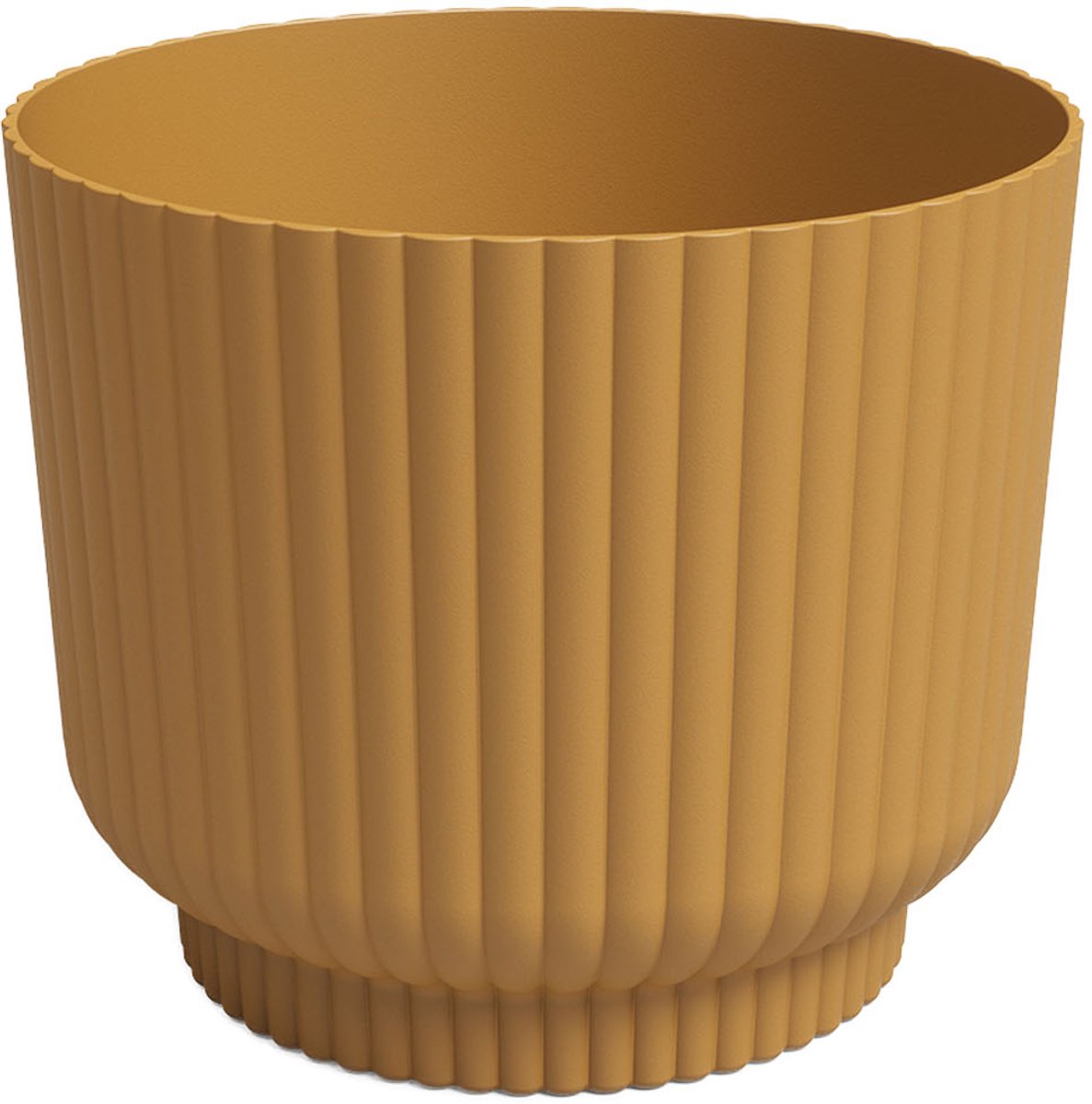 Markless Terraspot Geel Geribd Miami Wavy 25cm UV bestendig