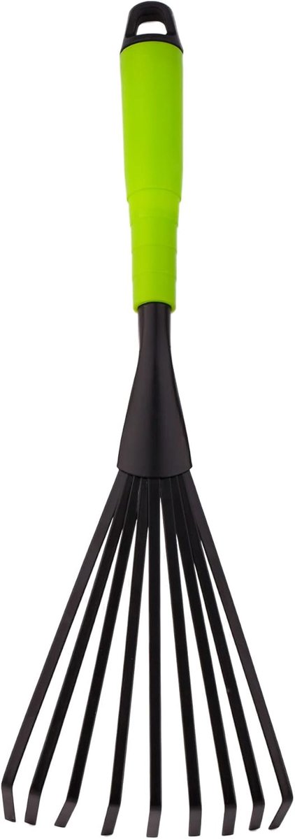 SnelShoppen - Handveger met 9 Elastische Tanden, Tuinveger voor Bladeren en Onkruid, Handriek voor Grasmaaien, Werkbreedte 12 cm, Ideaal voor Tuin en van Snelshoppen — afbeelding 2