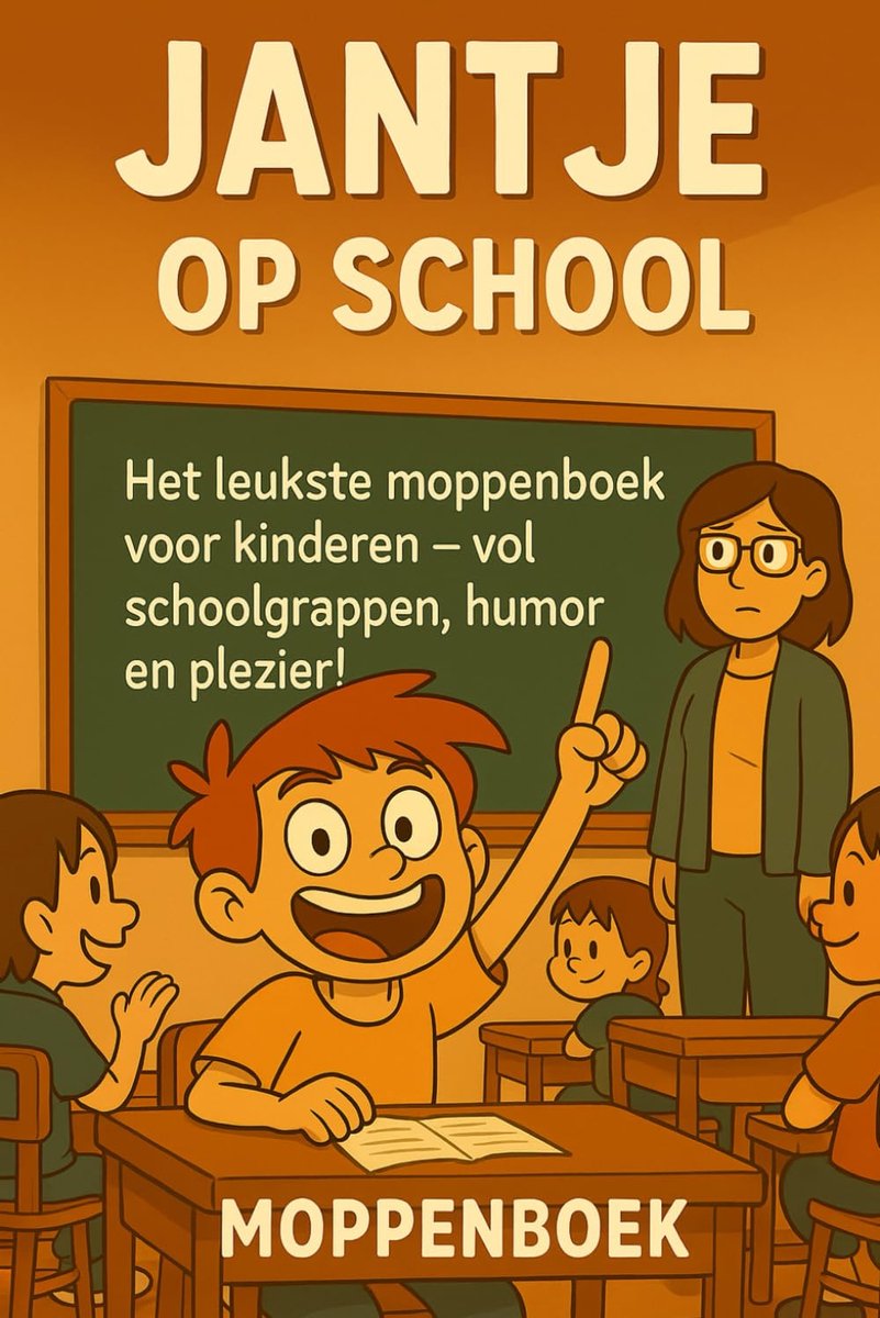 SnelShoppen - Moppenboek voor Kinderen en het Gezin - Jantje op School - Meer dan 200 Grappige Schoolmoppen vol Humor en Plezier voor Thuis en in de K
