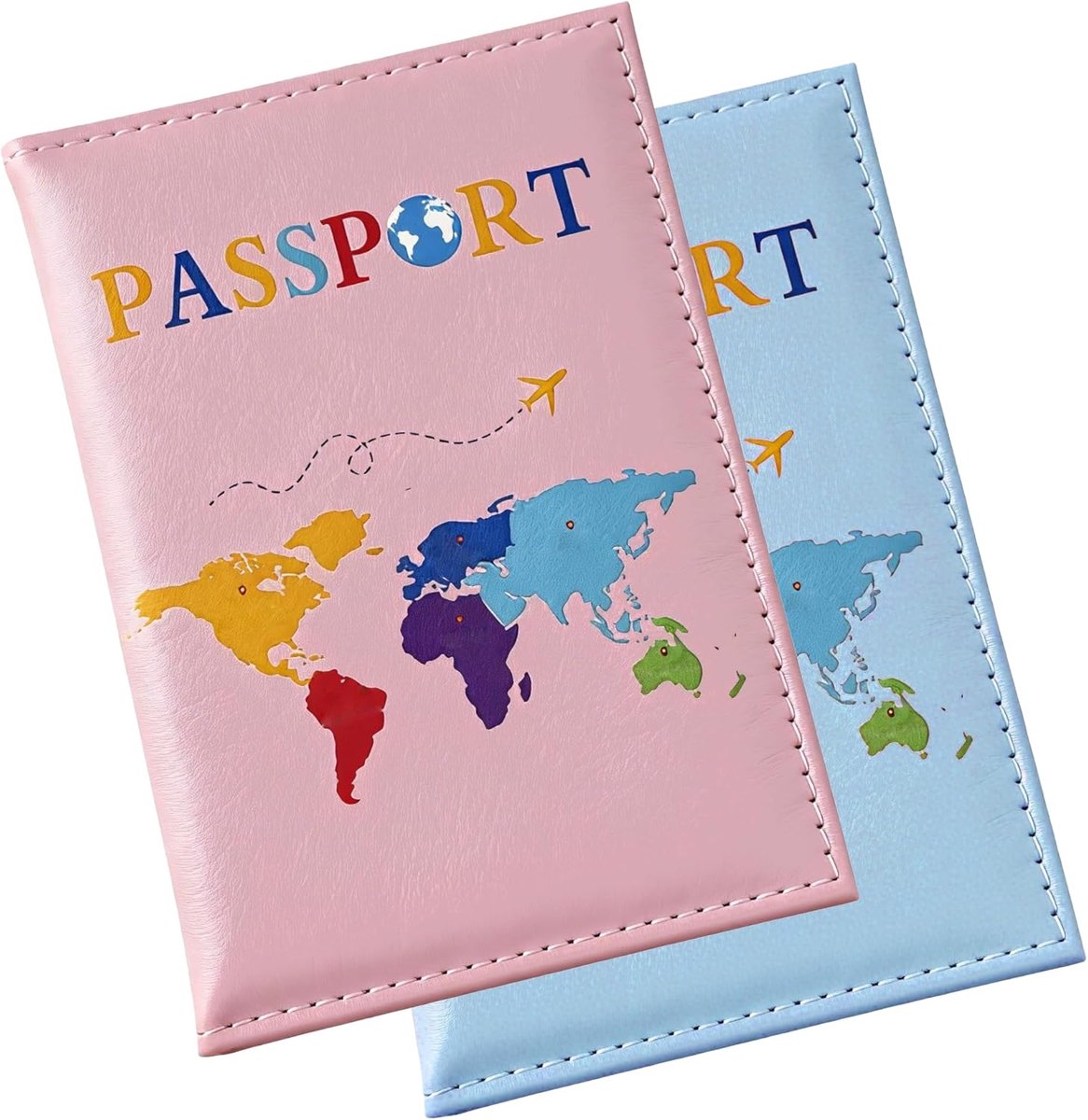 Paspoorthoes set van 2 - Waterdicht en ultradun - Bescherming voor reizen - Ideaal voor op vakantie - ShopVlot