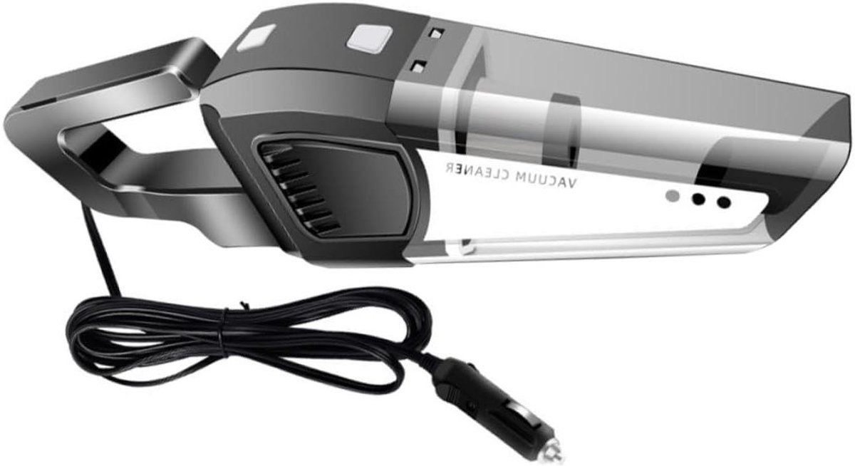 Draagbare Auto Stofzuiger - Handstofzuiger Auto - Auto Interieur Reinigen - Lichtgewicht Ergonomisch Ontwerp - 32.5 cm - Zwart