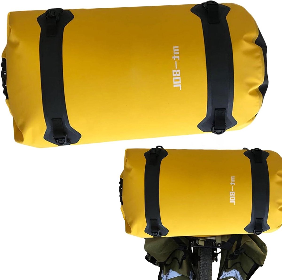 Reistas Organizer - Opbergtas Motor - Reizen en Outdoor - Waterdicht PVC Materiaal - 40 Liter - Geel