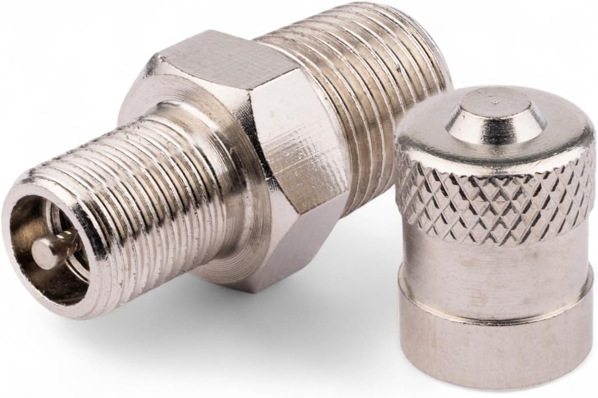Screw adapter voor autokleppen - 1/8 inch BSP AG - messing - ideaal voor pneumatische toepassingen - ShopVlot