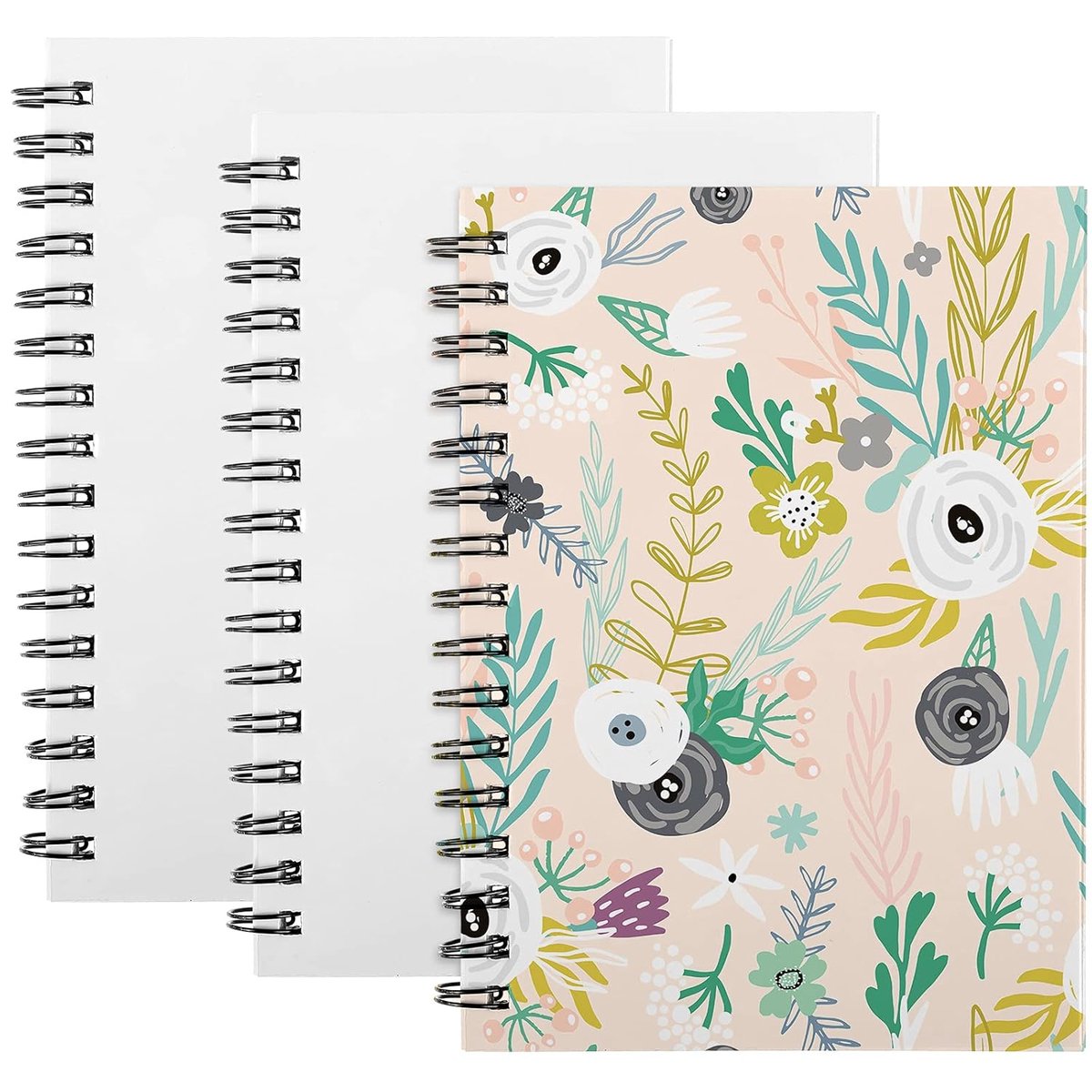 A5 Spiral Notebooks - Hardcover DIY Notebooks - 60 pagina's - Perfect voor school en kantoor - ShopVlot