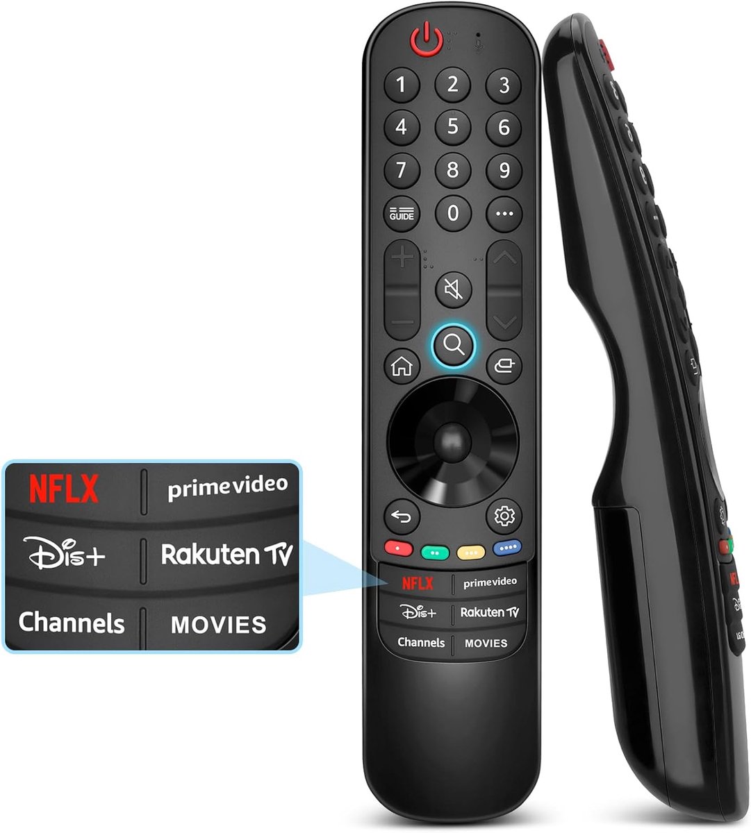 Afstandsbediening voor LG Smart-TV - 6 sneltoetsen - Universele afstandsbediening - Eenvoudig in gebruik - ShopVlot
