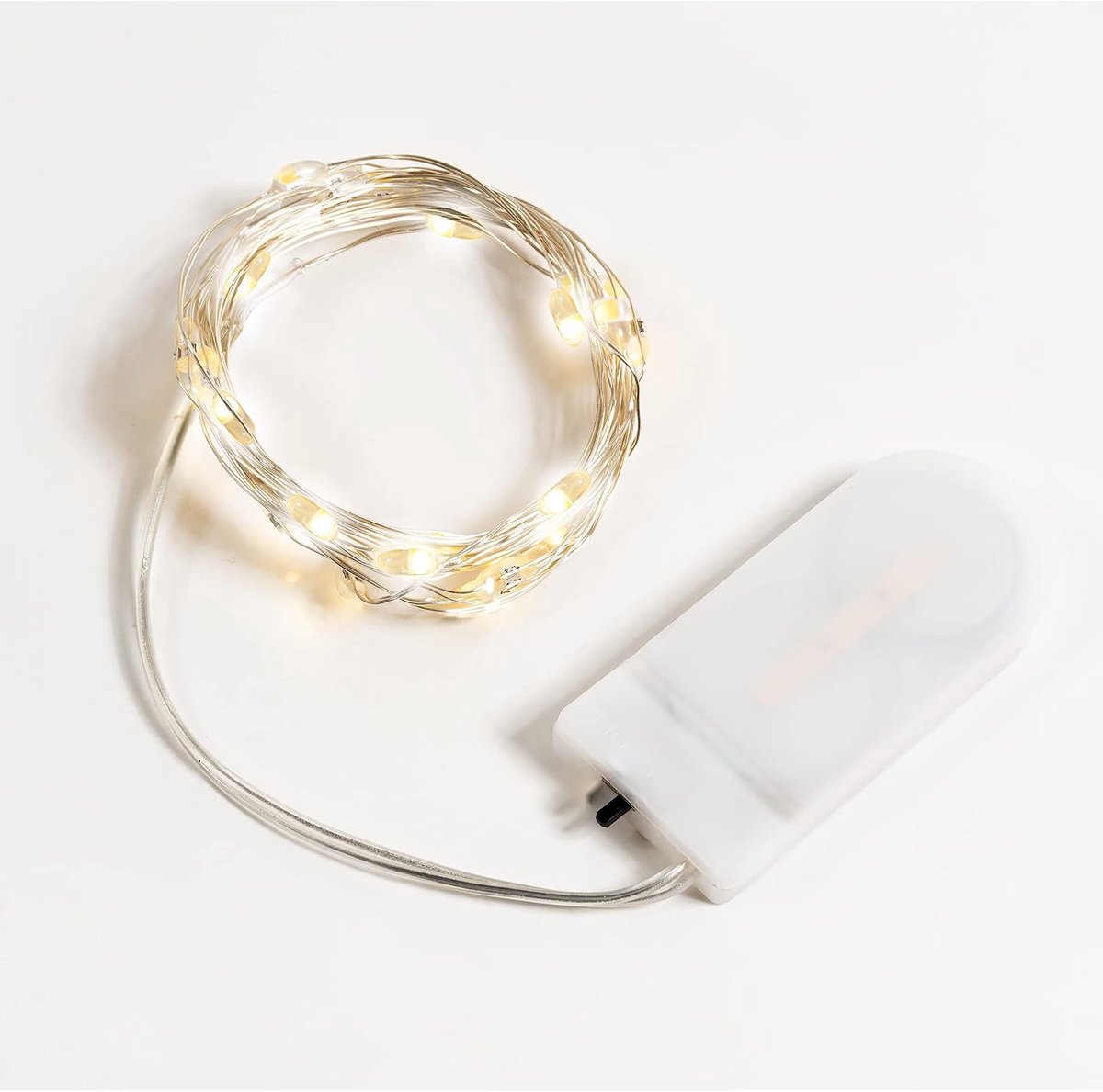 LED Sfeerverlichting 2 Meter Warm Wit - Batterij Inclusief - Energiezuinig - Ideaal voor elke hoek - ShopVlot