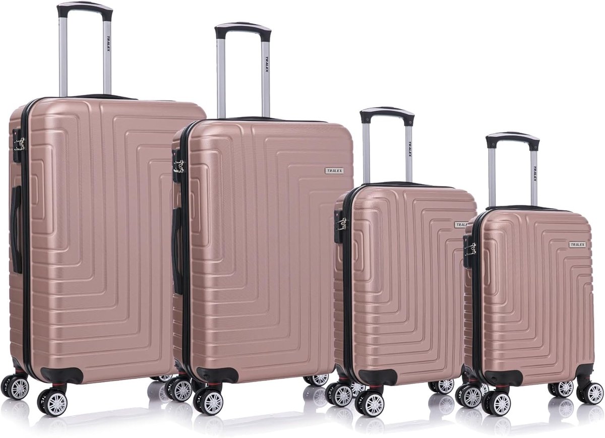 Reiskoffers set 4-delig - ABS harde koffer - Lichtgewicht met TSA slot - Perfect voor elke reis - ShopVlot