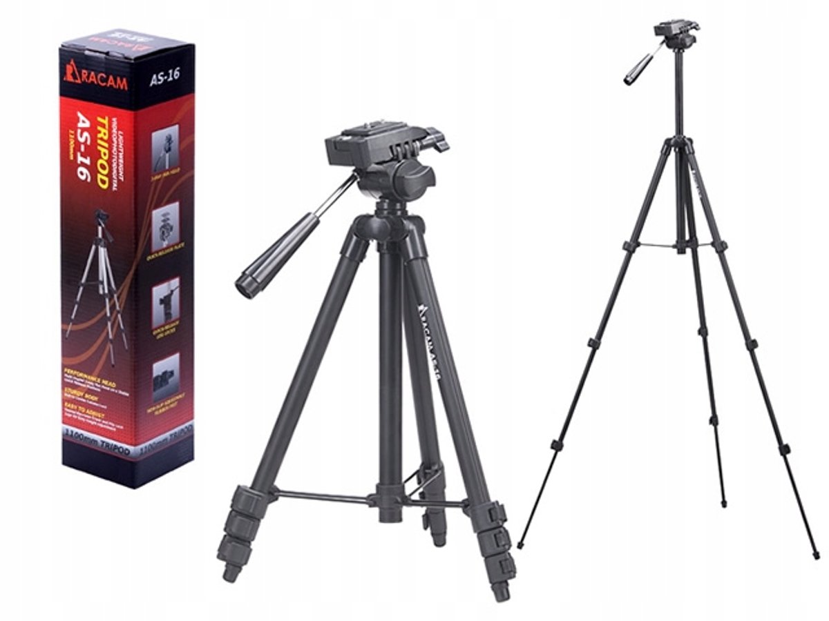 Lichtgewicht aluminium standaard 123cm met dragtas