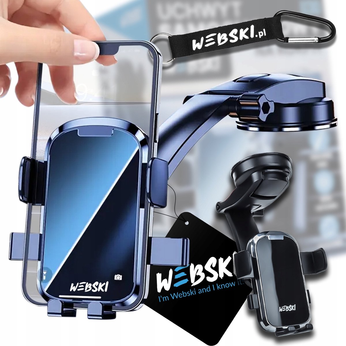 Merkloze Universele Autohouder voor Telefoon - Snel & Stabiel