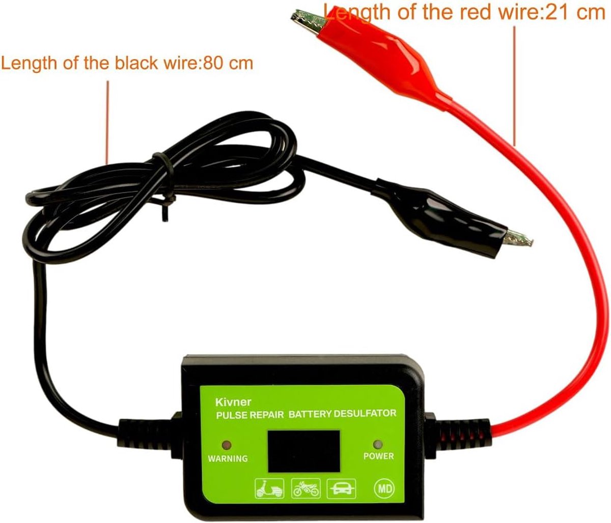 Accu sulfator 12V/24V/36V/48V - Automatisch - Pulsregenerator - Verleng levensduur accu - ShopVlot