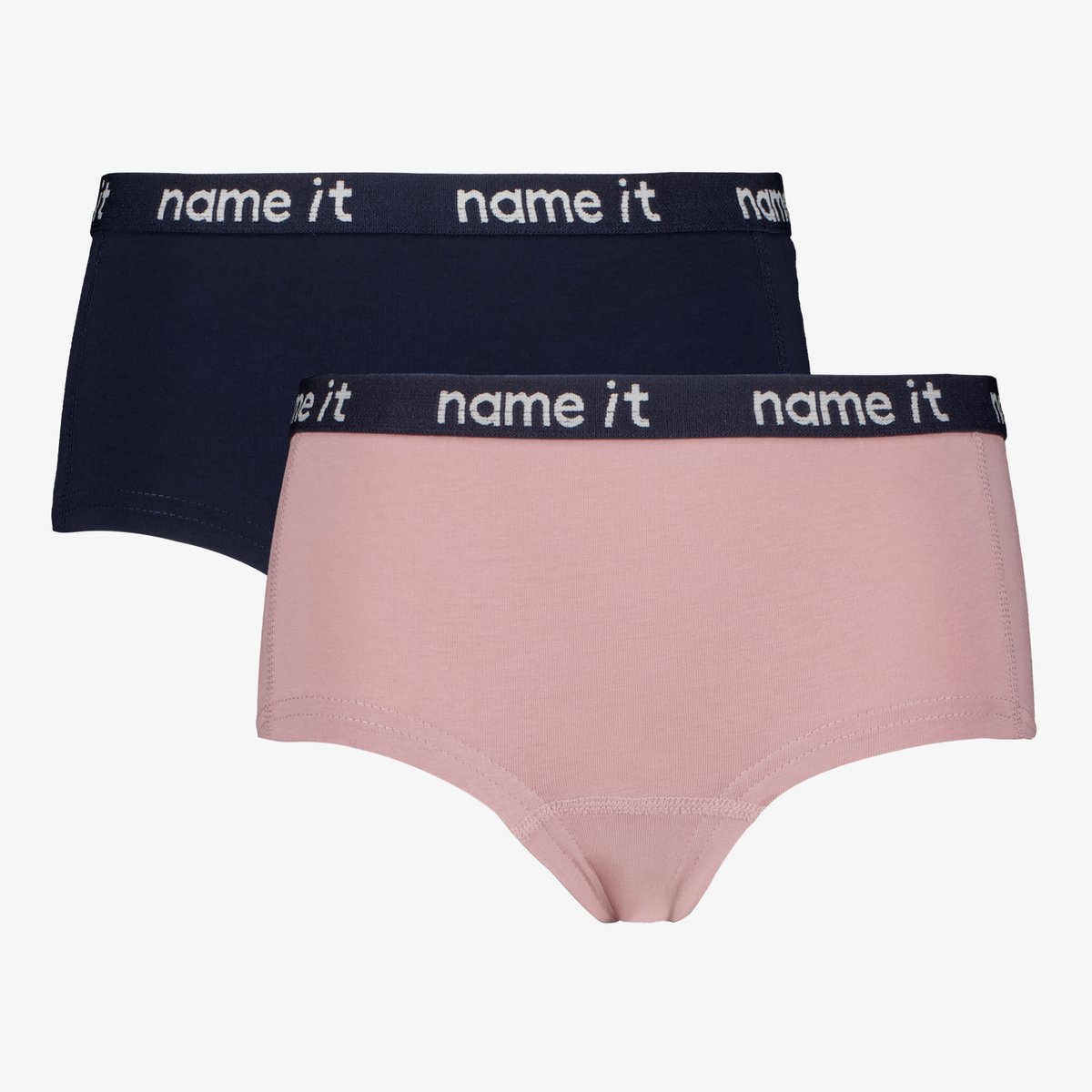 Name It 2-pack meisjes hipsters roze zwart - Maat 122/128