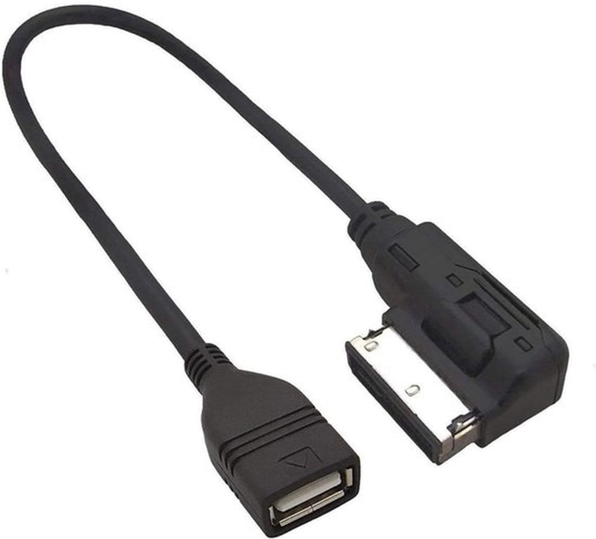 Audiokabel Adapter - Muziek Interface - Muziek Afspelen - Plug en Play - 27 cm - Zwart