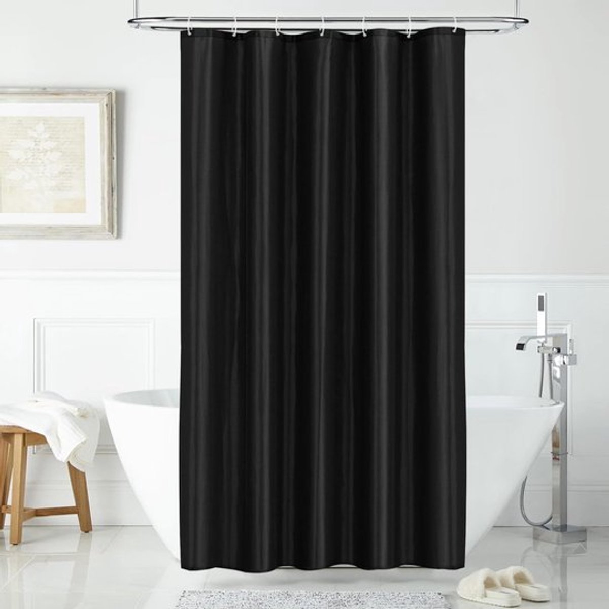 Waterdicht douchegordijn - 100 x 200 cm - 1 stuk - polyester