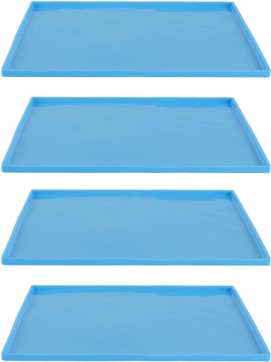 BPA-vrije siliconen dehydratorbladen - 4 Pack voor fruit, schillen, koekjes en meer