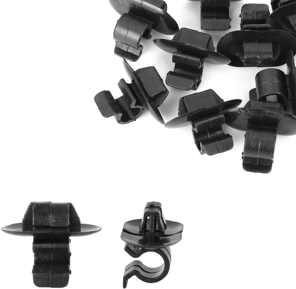 AutoHAUX 10 stuks. Auto kapsteun stang kunststof clip houder 21,5 mm