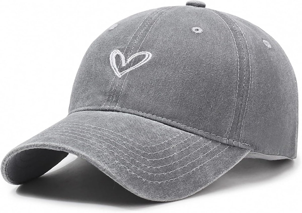 Honkbalpet voor heren en dames - 100% katoen, anti-zon, klassiek, verstelbaar, geborduurde hoed, baseballpet, hiphop, sport, outdoor, zonnehoed