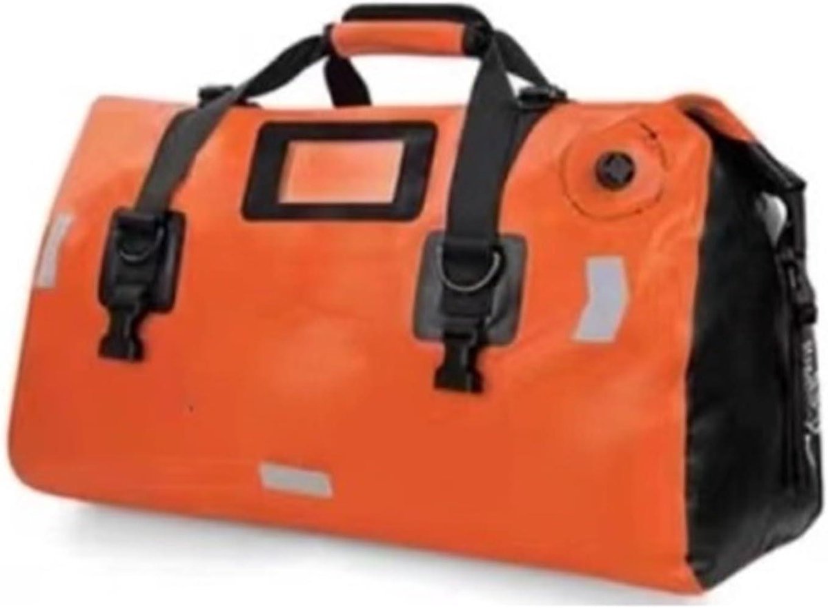 Motor Zadeltas - Bagage Box - Motor Reizen - Waterdichte Sluiting - 50 Liter - Rood