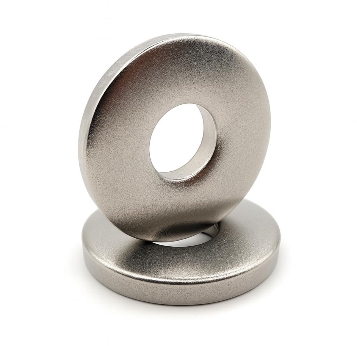 Metalen sluitringen: M16 x 56 mm - dikte 5 mm | platte sluitring M16 x 56 mm | roestvrij staal A2 (V2A / AISI 304) DIN 440 R | voor schroeven, moeren, bouten: set van 50 stuks